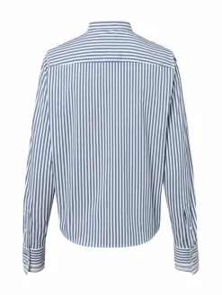 BOSS Blusen*Damen Hemdbluse - Bertyna Monday blau weiß gestreift