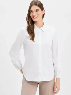 JOOP! Blusen*Damen Hemdbluse - Brianne weiß uni