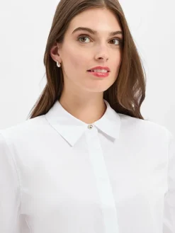 JOOP! Blusen*Damen Hemdbluse - Brianne weiß uni