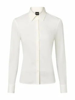 BOSS Blusen*Damen Hemdbluse - Bronta Tuesday ecru uni