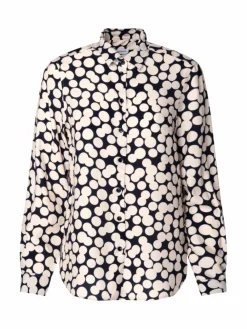 Seidensticker Blusen*Damen Hemdbluse - Druck schwarz bedruckt