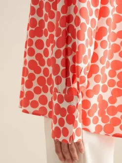 Seidensticker Blusen*Damen Hemdbluse - Druck orange bedruckt