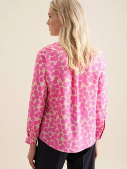Seidensticker Blusen*Damen Hemdbluse - Druck pink bedruckt