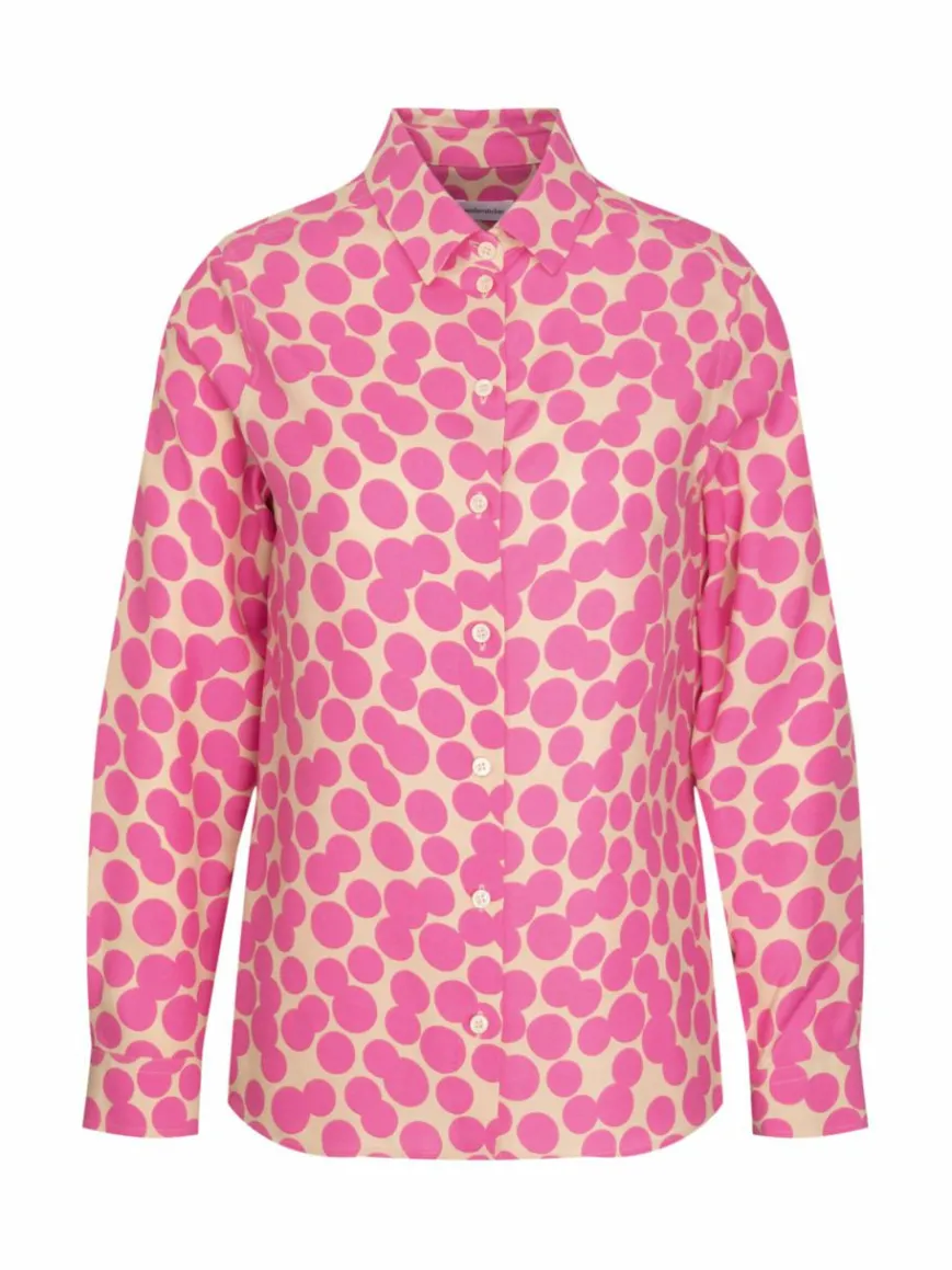 Seidensticker Blusen*Damen Hemdbluse - Druck pink bedruckt