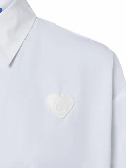 HUGO BLUE Blusen*Damen Hemdbluse - Elisana weiß uni