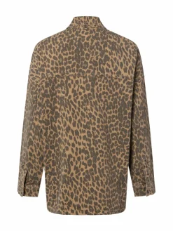 MOS MOSH Jacken & Westen|Blusen*Damen Hemdbluse - MMEmme camel braun gemustert