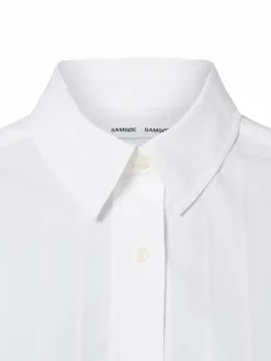 Samsøe Samsøe Blusen*Damen Hemdbluse - Saatrani weiß gestreift