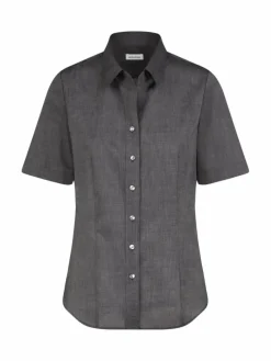 Seidensticker Blusen*Damen Hemdbluse - Uni grau uni