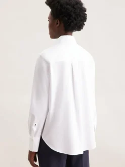Seidensticker Blusen*Damen Hemdbluse - Uni weiß uni