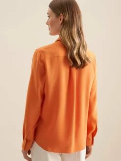 Seidensticker Blusen*Damen Hemdbluse - Uni orange uni