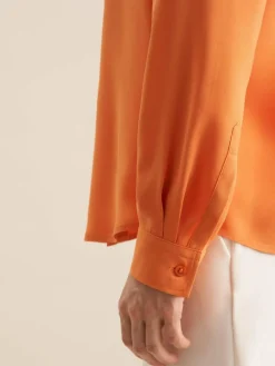 Seidensticker Blusen*Damen Hemdbluse - Uni orange uni