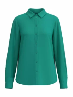 Seidensticker Blusen*Damen Hemdbluse - Uni türkis uni