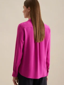 Seidensticker Blusen*Damen Hemdbluse - Uni fuchsia uni