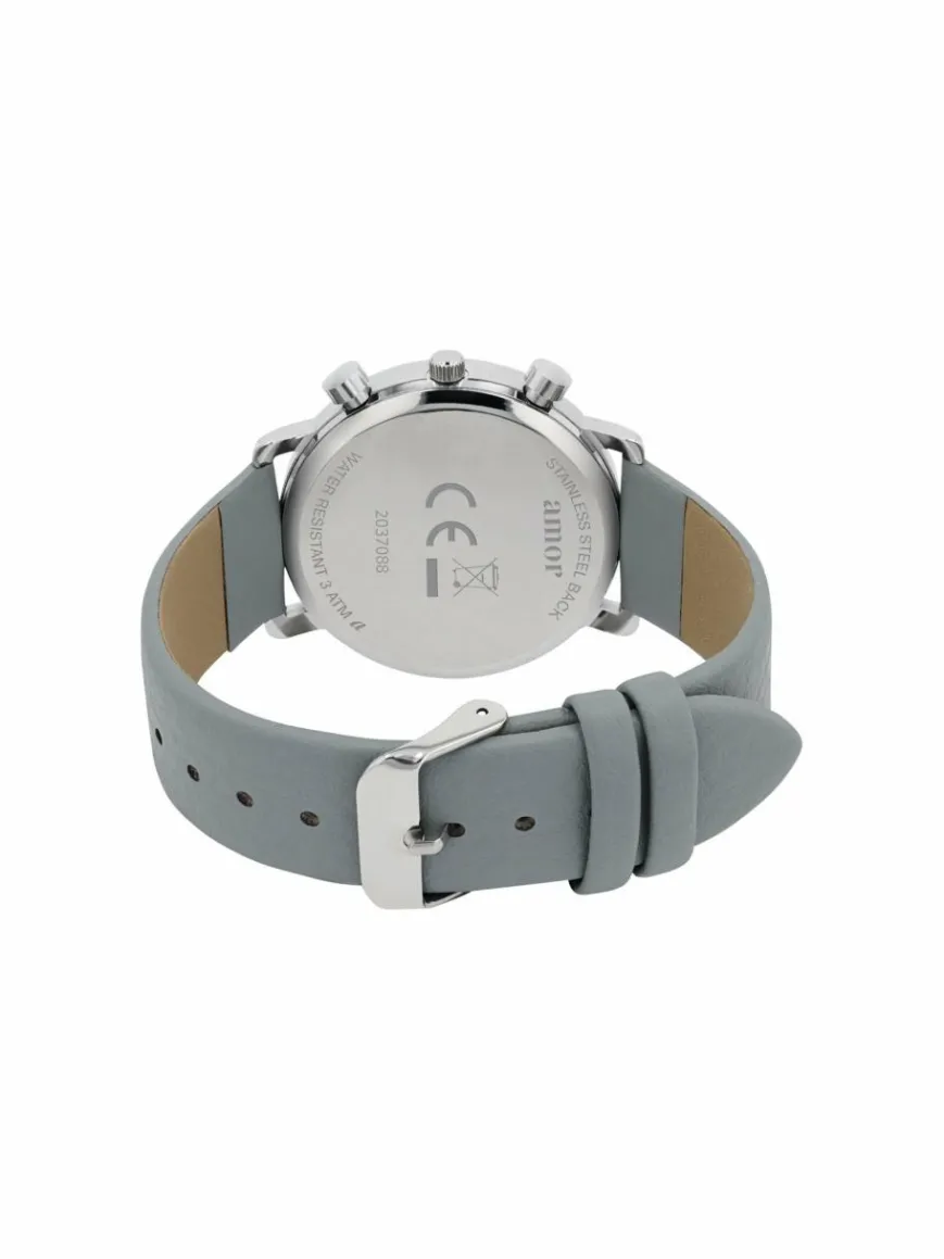 amor Uhren*Damen, Herren, Unisex Unisex Quarzuhr silber uni