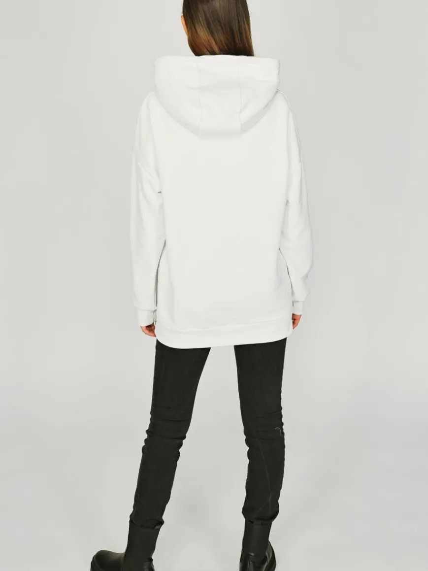 Topgun Sweatshirts & Sweatjacken*Damen Hoodie weiß uni