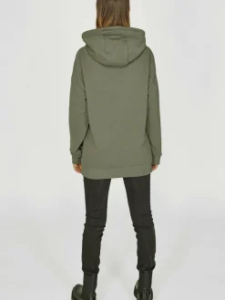 Topgun Sweatshirts & Sweatjacken*Damen Hoodie oliv uni