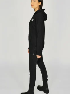 Topgun Sweatshirts & Sweatjacken*Damen Hoodie schwarz uni