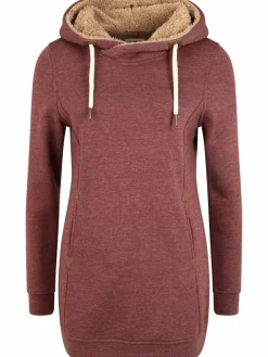OXMO Sweatshirts & Sweatjacken*Damen Hoodie rot uni