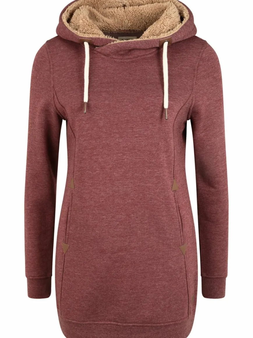 OXMO Sweatshirts & Sweatjacken*Damen Hoodie rot uni