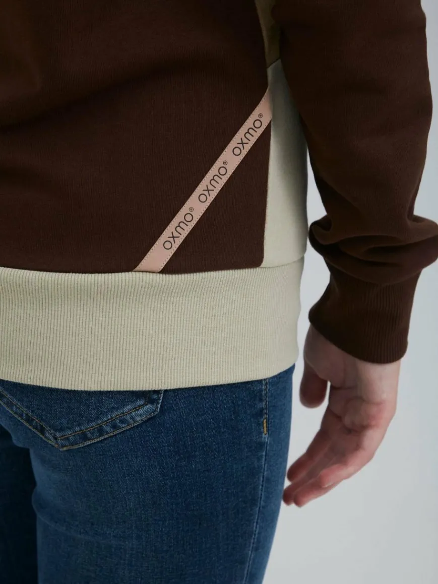 OXMO Sweatshirts & Sweatjacken*Damen Hoodie - OXAgda braun uni