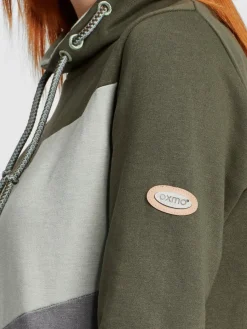 OXMO Sweatshirts & Sweatjacken*Damen Hoodie - OXAgda grün uni