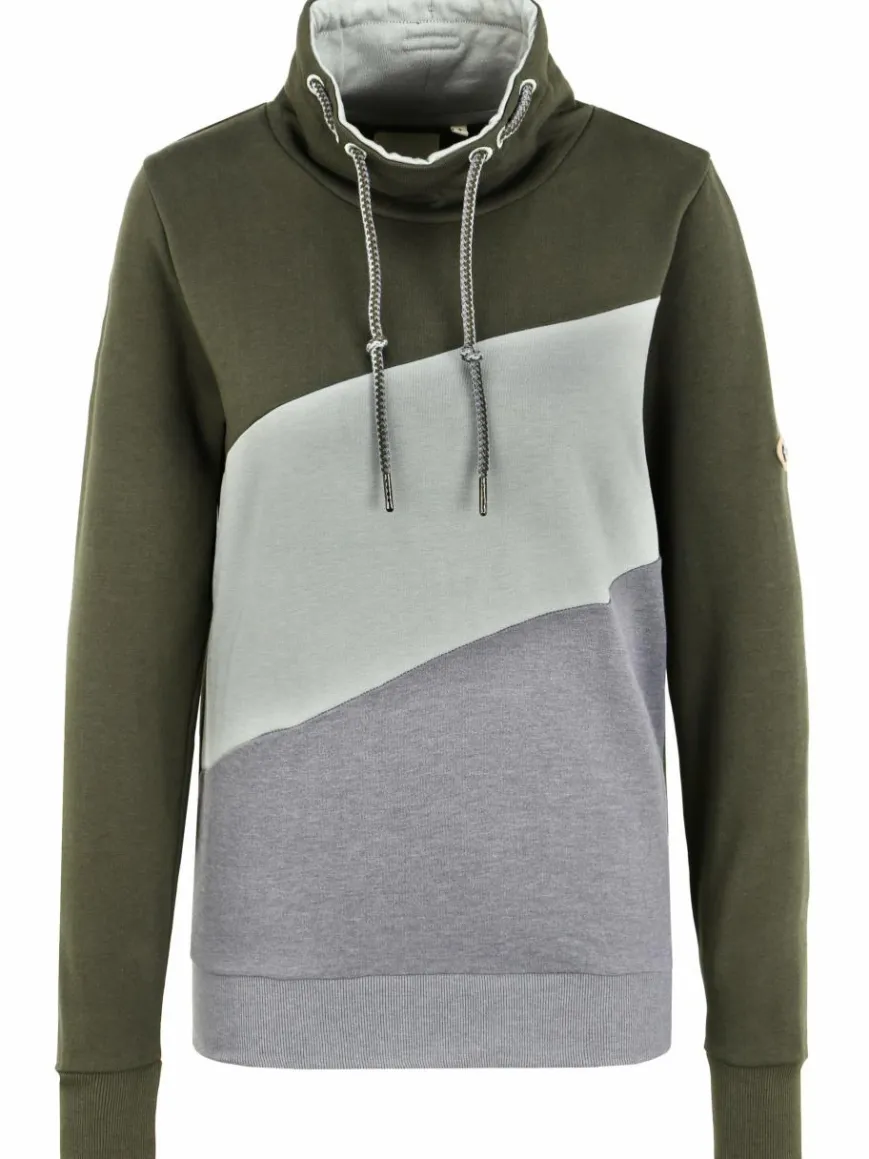 OXMO Sweatshirts & Sweatjacken*Damen Hoodie - OXAgda grün uni