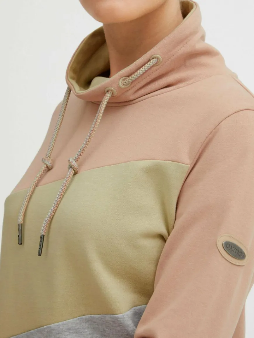 OXMO Sweatshirts & Sweatjacken*Damen Hoodie - OXAgda rosa uni