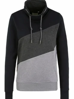 OXMO Sweatshirts & Sweatjacken*Damen Hoodie - OXAgda schwarz uni