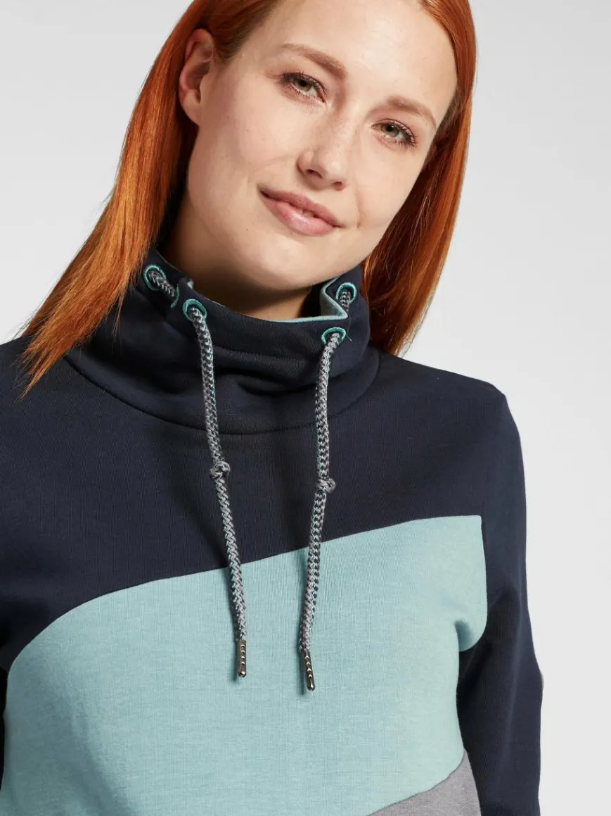 OXMO Sweatshirts & Sweatjacken*Damen Hoodie - OXAgda blau uni