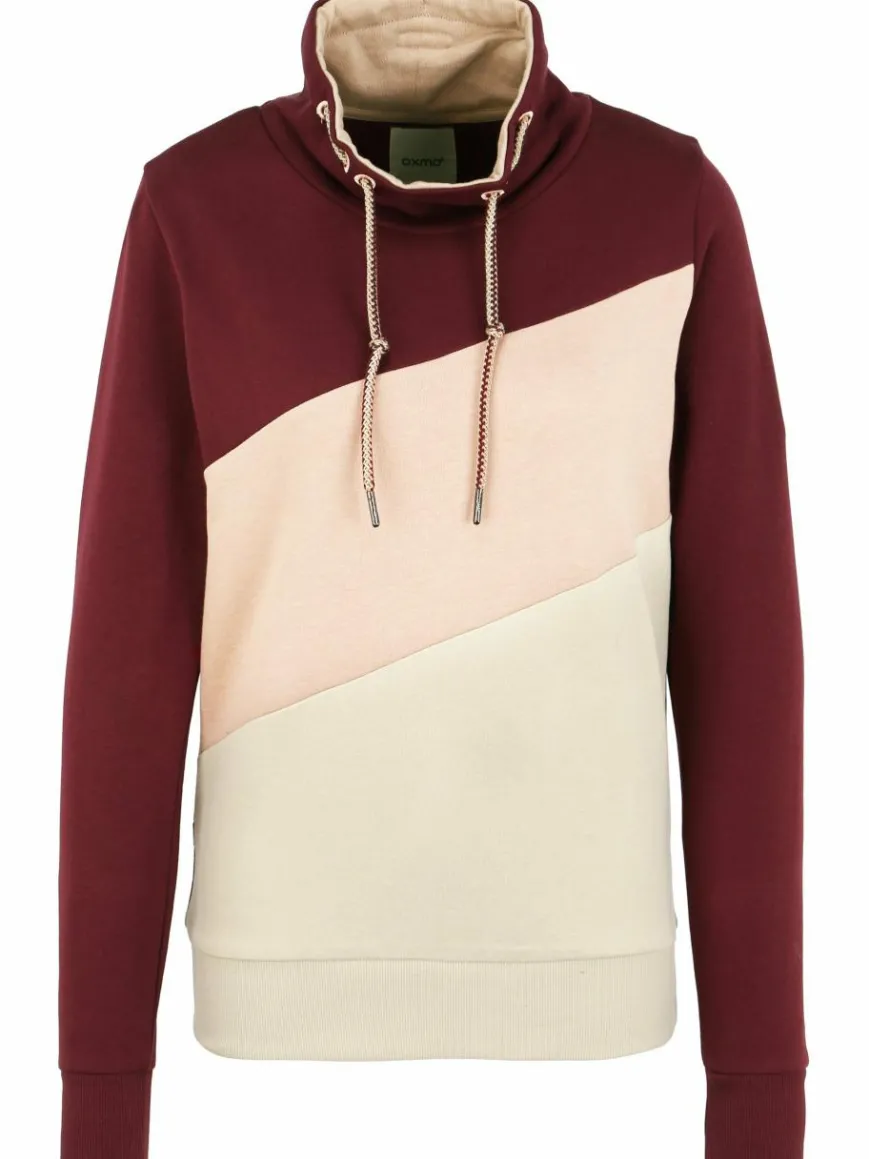 OXMO Sweatshirts & Sweatjacken*Damen Hoodie - OXAgda rot uni