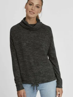 OXMO Sweatshirts & Sweatjacken*Damen Hoodie - OXBelma grau uni