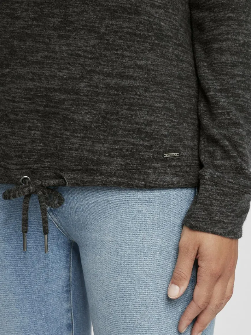 OXMO Sweatshirts & Sweatjacken*Damen Hoodie - OXBelma grau uni