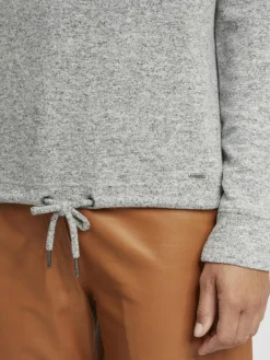 OXMO Sweatshirts & Sweatjacken*Damen Hoodie - OXBelma hellgrau uni