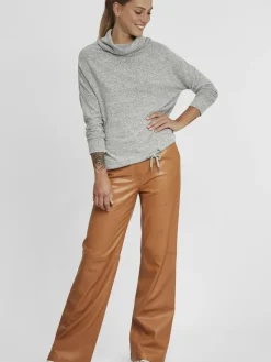 OXMO Sweatshirts & Sweatjacken*Damen Hoodie - OXBelma hellgrau uni