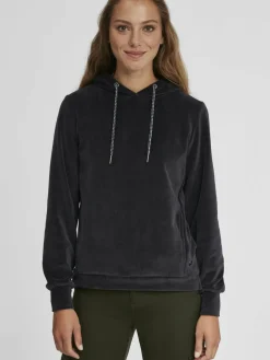 OXMO Sweatshirts & Sweatjacken*Damen Hoodie - OXNimma blau uni