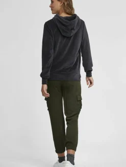 OXMO Sweatshirts & Sweatjacken*Damen Hoodie - OXNimma blau uni