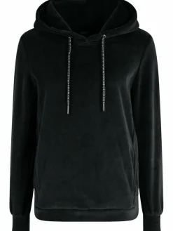 OXMO Sweatshirts & Sweatjacken*Damen Hoodie - OXNimma schwarz uni