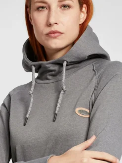 OXMO Sweatshirts & Sweatjacken*Damen Hoodie - OXPuja grau uni