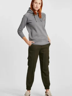 OXMO Sweatshirts & Sweatjacken*Damen Hoodie - OXPuja grau uni