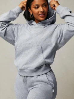Fabletics Sweatshirts & Sweatjacken*Damen Hoodie - Year Round Terry grau uni