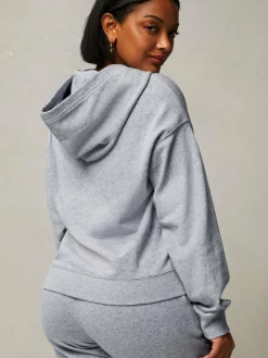 Fabletics Sweatshirts & Sweatjacken*Damen Hoodie - Year Round Terry grau uni