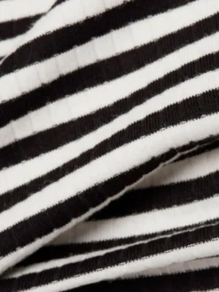 Marie Lund Hosen*Damen Hose schwarz ecru gestreift