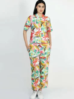 Vicci Germany Hosen*Damen Hose mehrfarbig bedruckt