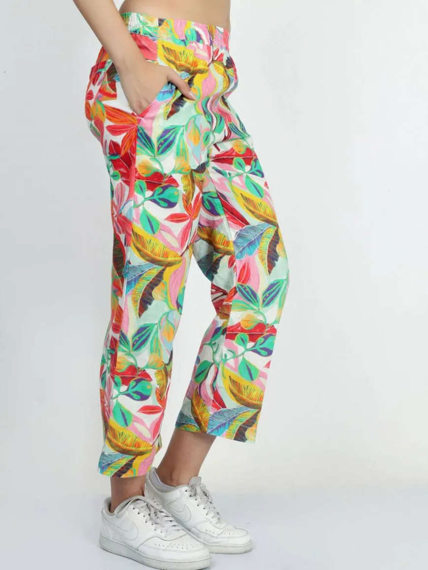 Vicci Germany Hosen*Damen Hose mehrfarbig bedruckt