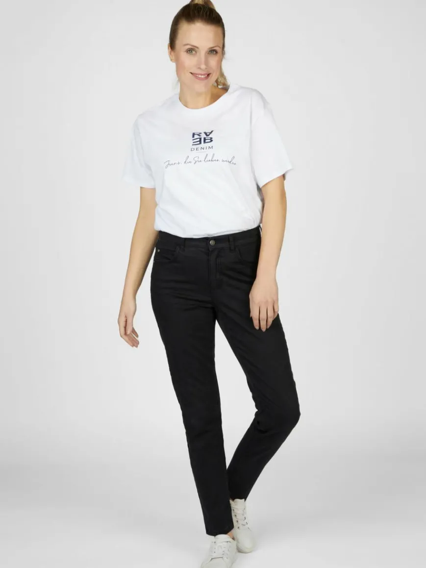 RABE Jeans*Damen Hose schwarz uni