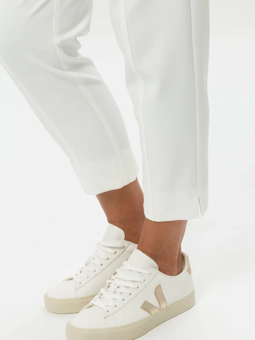 Frank Walder Hosen*Damen Hose ecru weiß uni