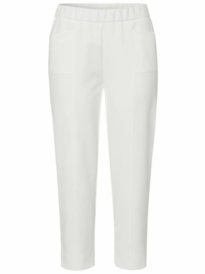 Frank Walder Hosen*Damen Hose ecru weiß uni