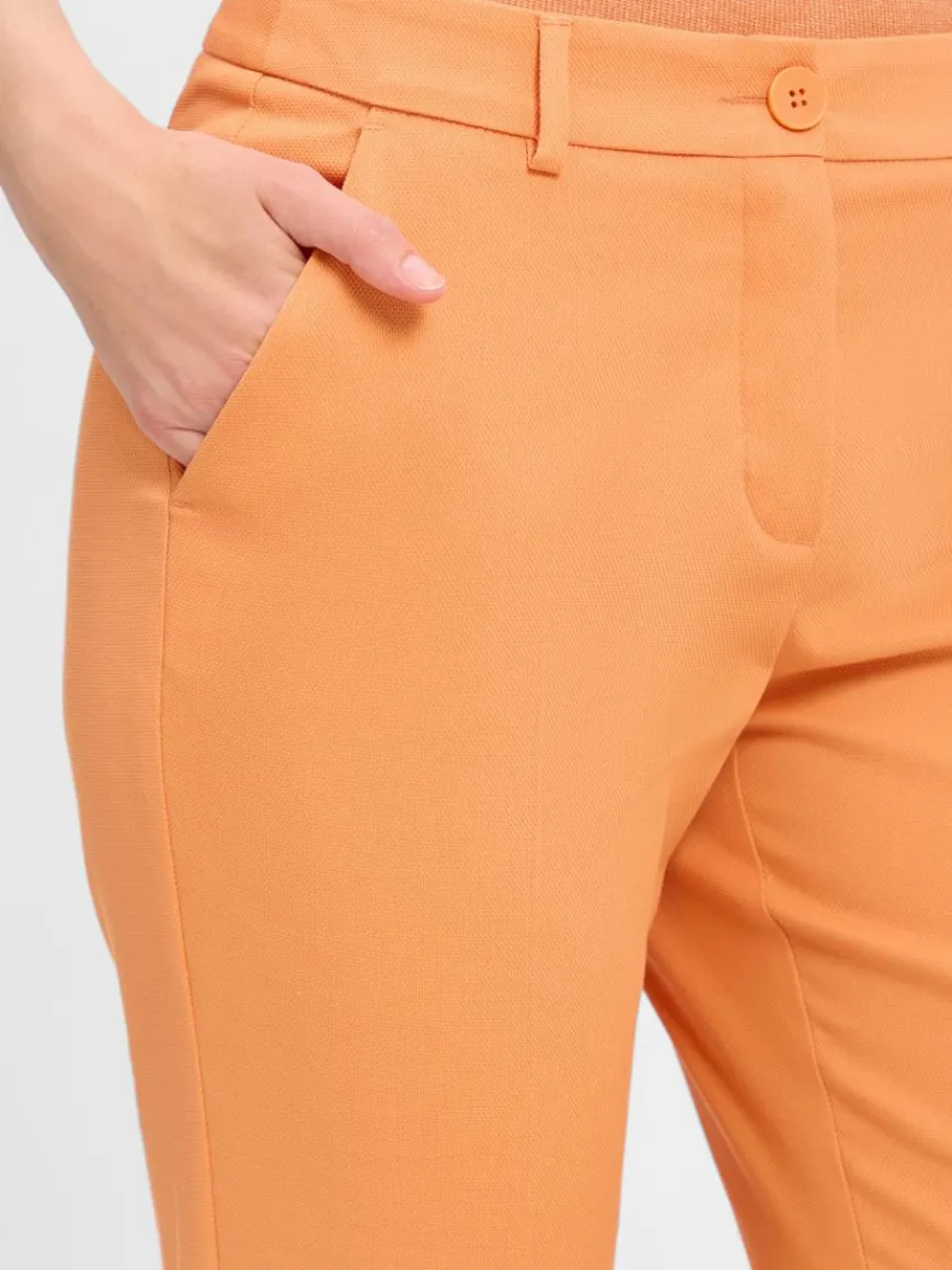 Marie Lund Hosen*Damen Hose aprikot uni