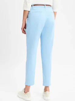 comma Hosen*Damen Hose hellblau uni