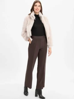 Cambio Hosen*Damen Hose - Ava schoko uni